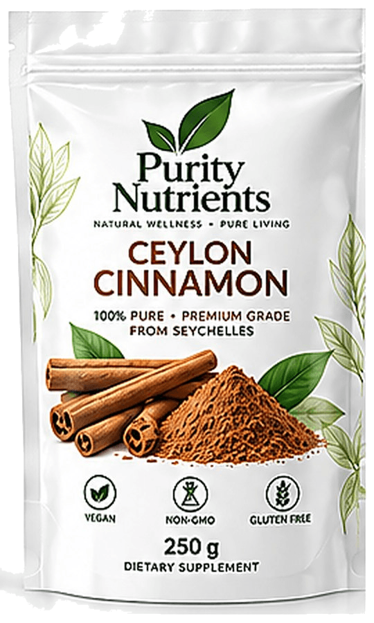Purity Nutrients Ceylon Cinnamon, 250 g pouch