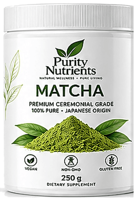 Purity Nutrients Ceremonial Matcha, 250 g jar